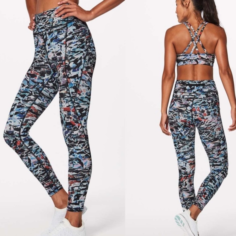 LULULEMON Break Free Tights ~ Culture Clash Starlight ~ Size 6